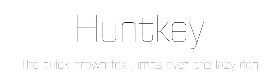 Huntkey by Picatype Design Studio β Sans Serif Font