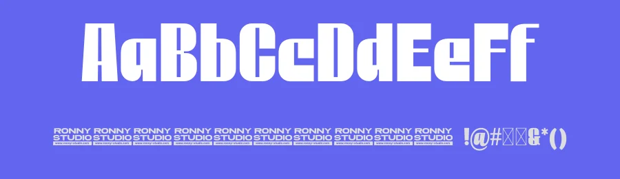 Huricane by Ronny Studio — Sans Serif Font — thumbnail 3