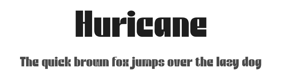 Huricane by Ronny Studio — Sans Serif Font