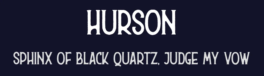 Hurson by Garisman Studio — Decorative Font — thumbnail 2