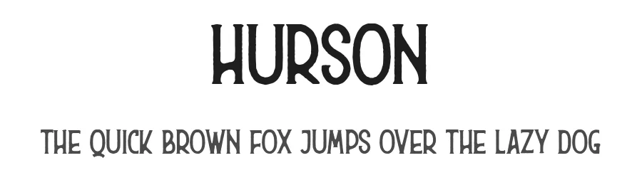 Hurson by Garisman Studio — Decorative Font