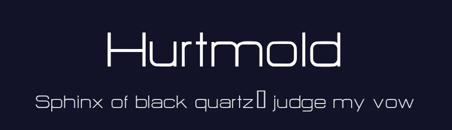 Hurtmold by Billy Argel Fonts ® — Sans Serif Font — thumbnail 2