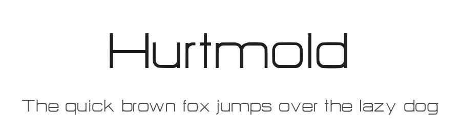 Hurtmold by Billy Argel Fonts ยฎ โ Sans Serif Font