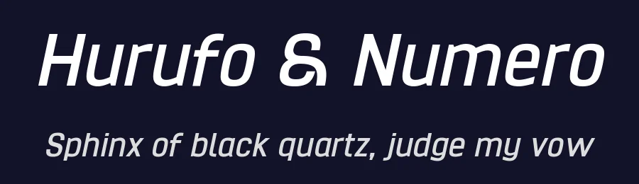 Hurufo & Numero by 7NTypes — Sans Serif Font — thumbnail 2