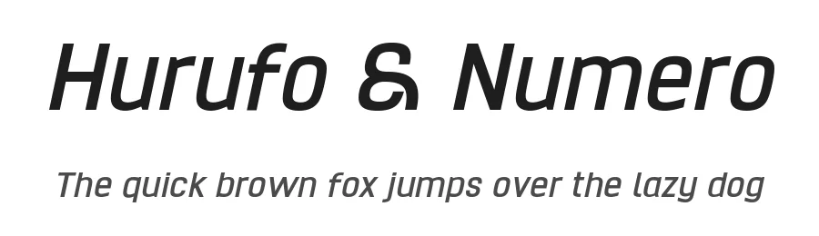 Hurufo & Numero by 7NTypes — Sans Serif Font