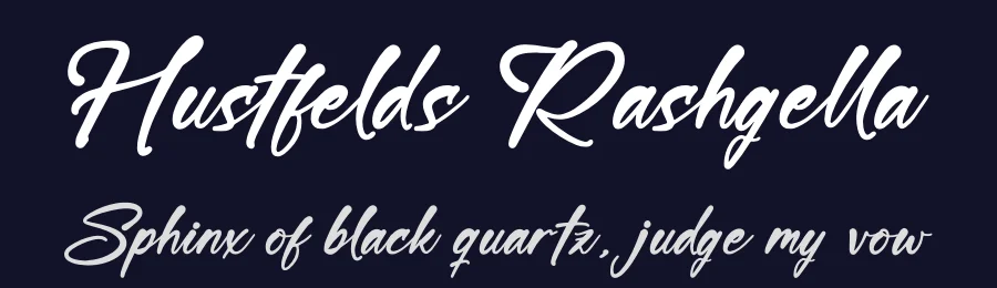 Hustfelds Rashgella by Letterena Studios — Script Handwritten Font — thumbnail 2
