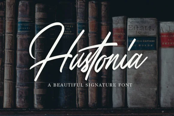 Hustonia Font by Colative β Script Handwritten Font