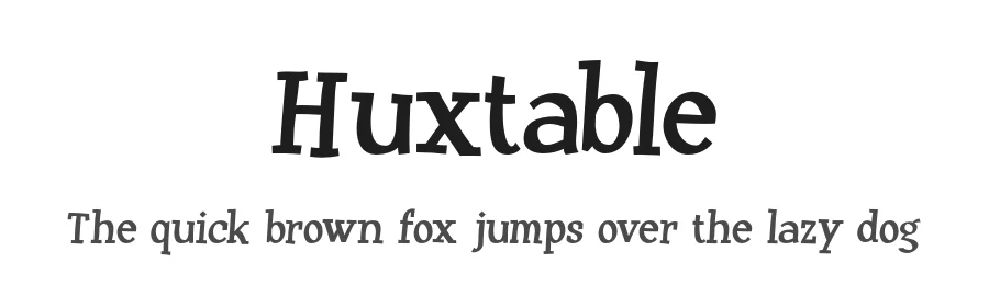 Huxtable by Typodermic Fonts โ Decorative Font