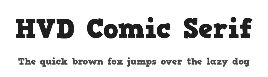 HVD Comic Serif