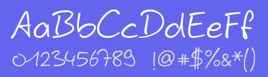 Hybi 4 Script by Peter Hübner — Script Handwritten Font — thumbnail 3