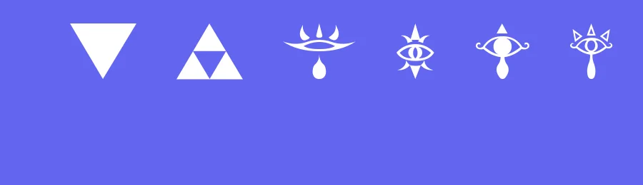 Hylian Symbols by mdta — Dingbats Font — thumbnail 3