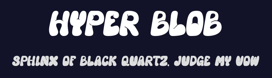 Hyper Blob by Rian Dryana — Script Handwritten Font — thumbnail 2