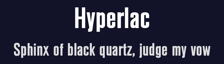 Hyperlac by Bisou — Sans Serif Font — thumbnail 2