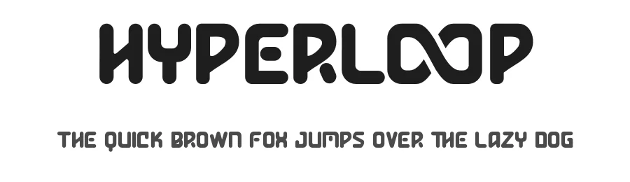 Hyperloop by MaknaStudio — Display Font