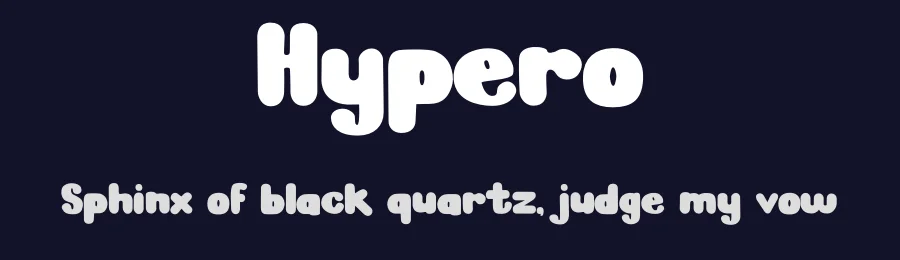 Hypero by Tokokoo Studio — Decorative Font — thumbnail 2