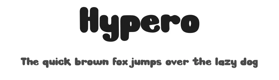 Hypero by Tokokoo Studio β Decorative Font