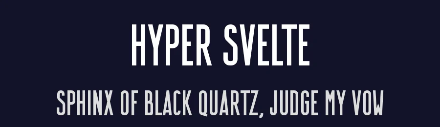 Hyper Svelte by Bisou — Sans Serif Font — thumbnail 2