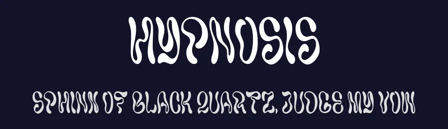 Hypnosis by Redy Studio — Decorative Font — thumbnail 2