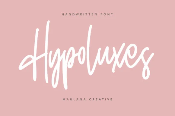 Hypoluxes Font by Maulana Creative — Script Handwritten Font