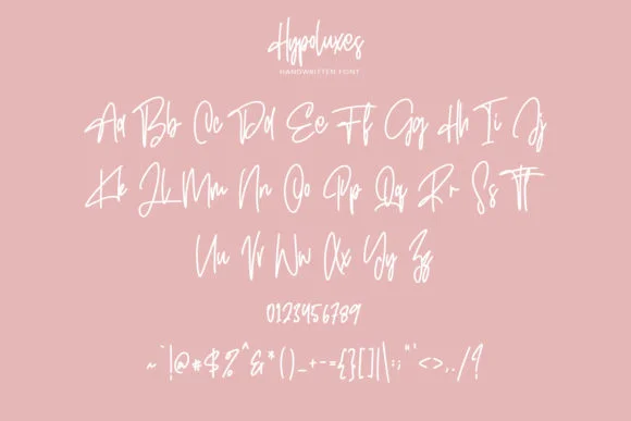 Hypoluxes Font by Maulana Creative — Script Handwritten Font — thumbnail 7