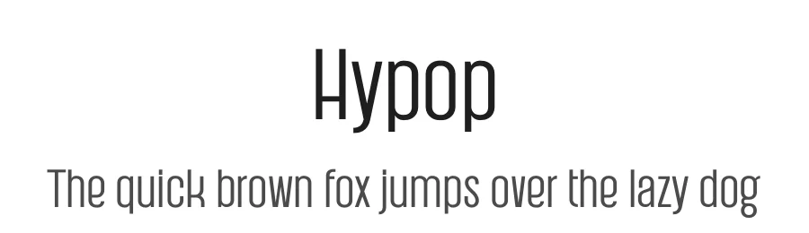 Hypop by FactoryType — Sans Serif Font
