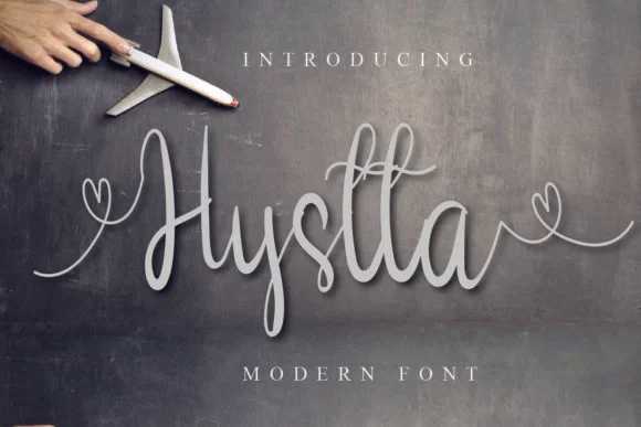 Hystta Font by ABBAsalam — Script Handwritten Font