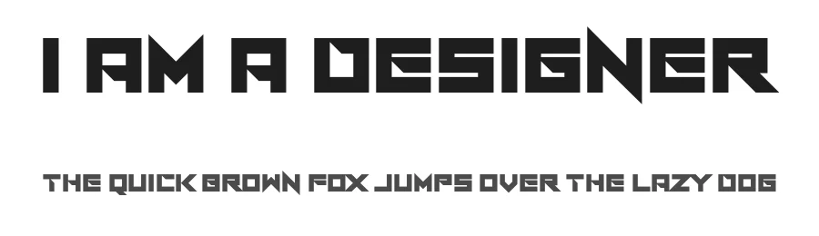 I Am A Designer by Chequered Ink — Display Font