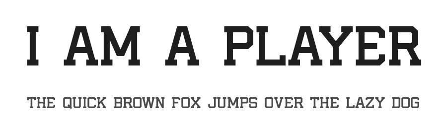 I Am A Player by green egg — Decorative Font