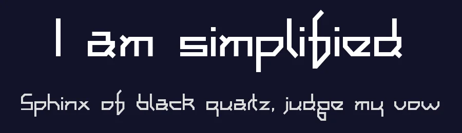 I am simplified by No Images Fonts — Display Font — thumbnail 2