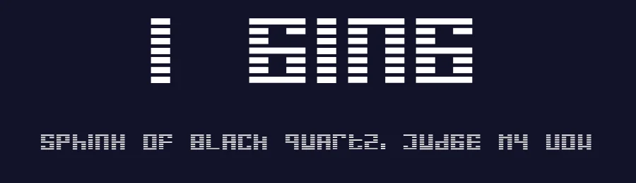 I Ging by Sokratype — Display Font — thumbnail 2