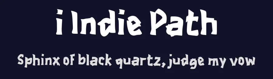 i Indie Path by wepfont.com — Decorative Font — thumbnail 2