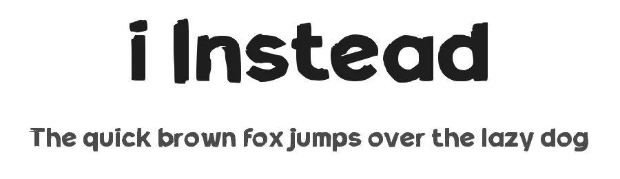 i Instead