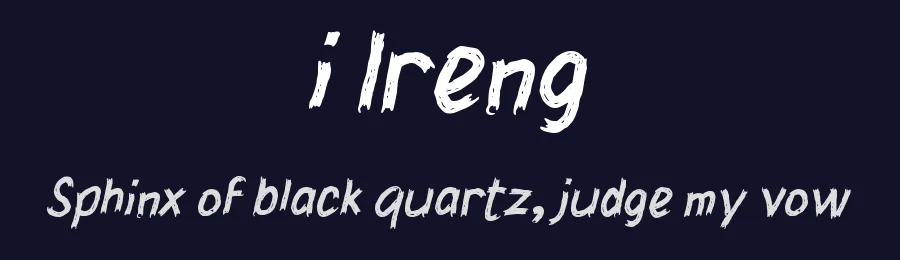 i Ireng by wepfont.com — Script Handwritten Font — thumbnail 2