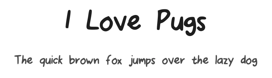I Love Pugs