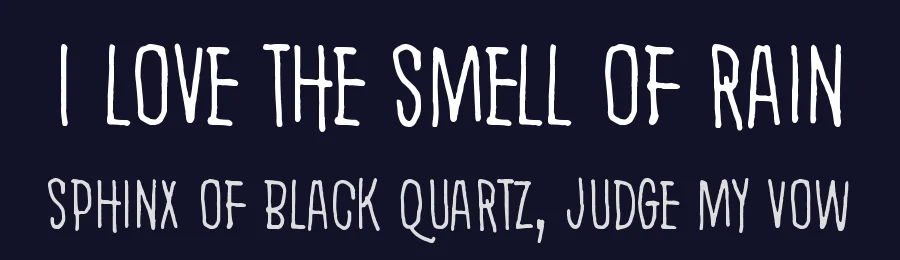 I love the smell of rain by Juha Korhonen — Script Handwritten Font — thumbnail 2
