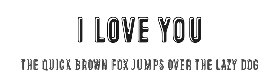I love you