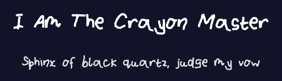 I Am The Crayon Master by Alice Butler — Script Handwritten Font — thumbnail 2