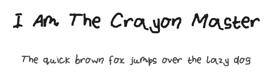 I Am The Crayon Master