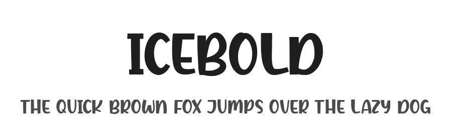 Icebold by Balpirick Studio — Decorative Font