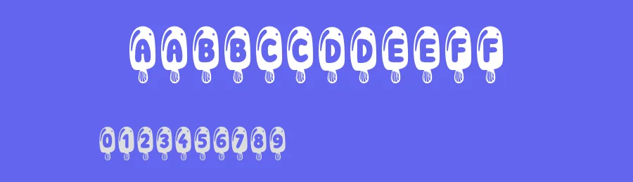 Icecreams by Vladimir Nikolic — Decorative Font — thumbnail 3