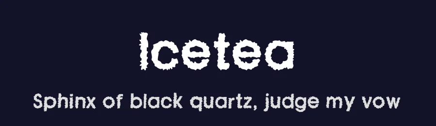 Icetea by Em Nazar — Decorative Font — thumbnail 2
