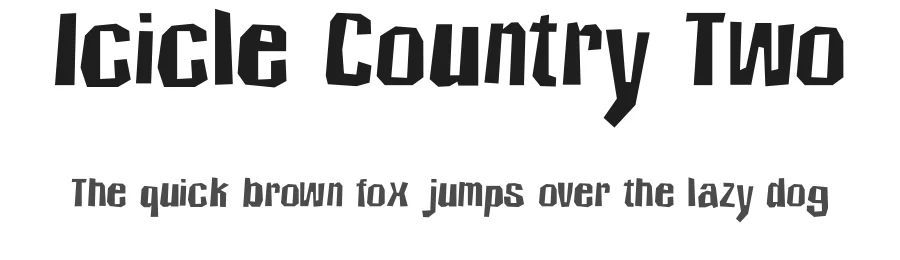 Icicle Country Two by Typodermic Fonts — Decorative Font