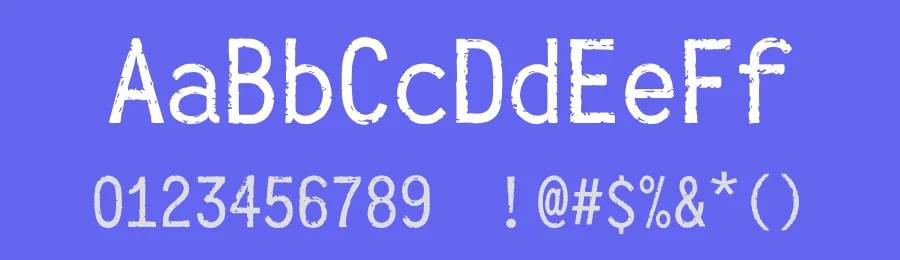 IckyTicket Mono by K-Type — Decorative Font — thumbnail 3