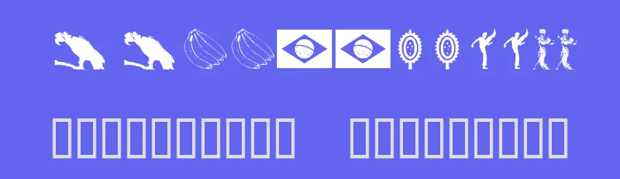 Icones do Brasil by Marcos Ferreira Maranzana — Dingbats Font — thumbnail 3