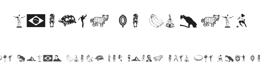 Icones do Brasil by Marcos Ferreira Maranzana — Dingbats Font