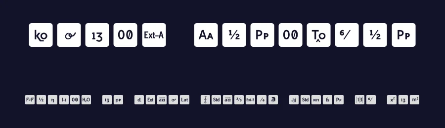 Icons OpenType by deFharo — Dingbats Font — thumbnail 2