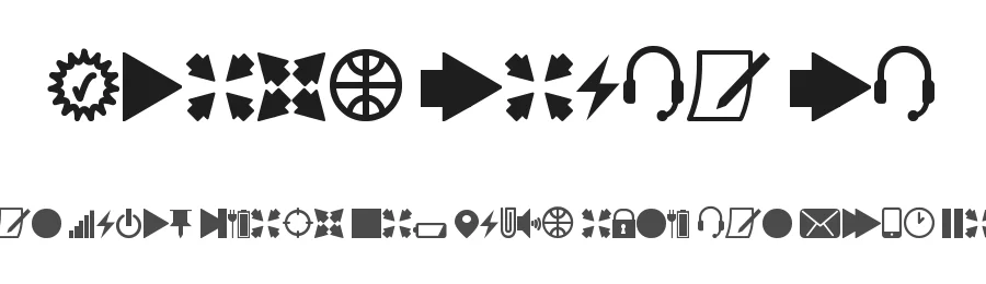 Icons South St by Southype — Dingbats Font