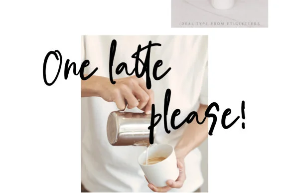 Ideal Type Font by etigletters — Script Handwritten Font — thumbnail 3