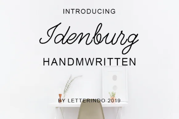 Idenburg Font by johndesign540 — Script Handwritten Font