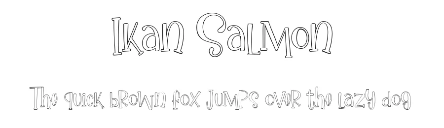 Ikan Salmon by Gilar Studio β Decorative Font